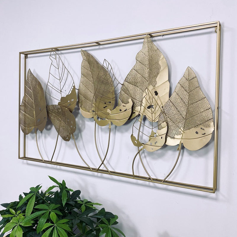 Dekorative Metallblatt-Wandkunstskulptur Karnz 1789208555