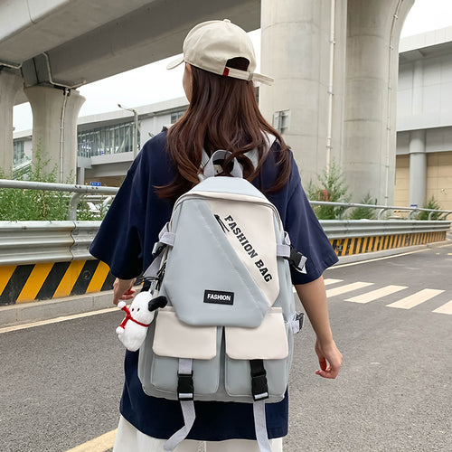Stilvolle Mehrfach-Taschen-Rucksack Karnz