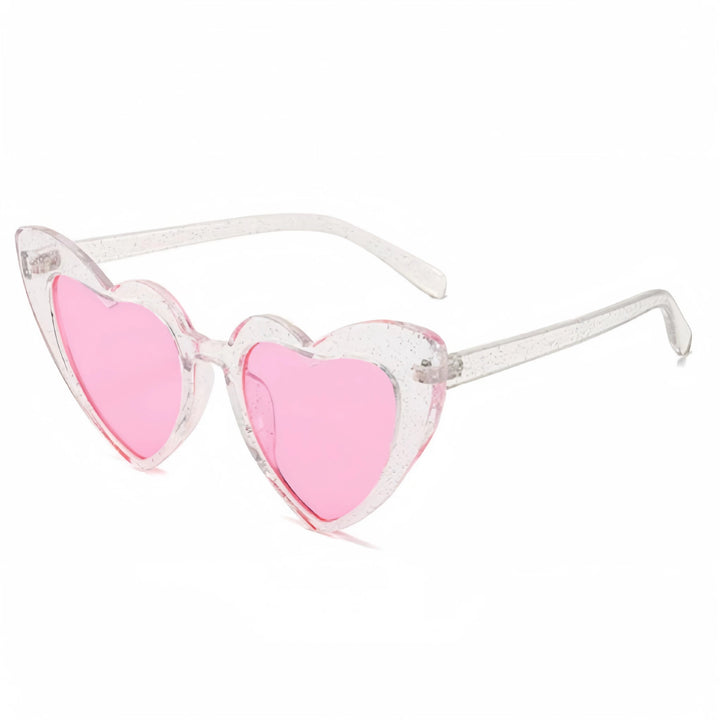 Damen Herzförmige Sonnenbrille mit UV-Schutz und hochwertiger Folienverarbeitung Karnz