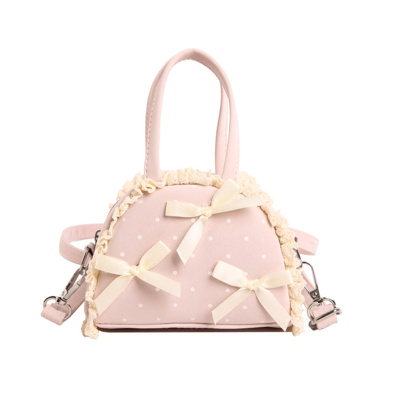 WoCharming Schleifen-verzierte Alltagshandtasche Karnz