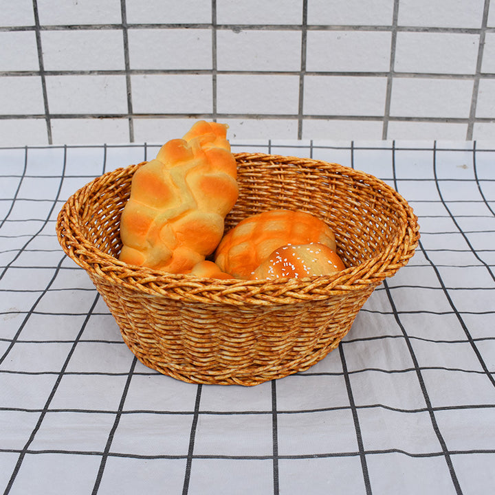 Dekorative handgefertigte Weidenfrüchteschale Karnz