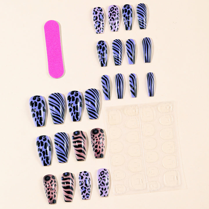 Trendy Tierdruck Nail Art Set Karnz