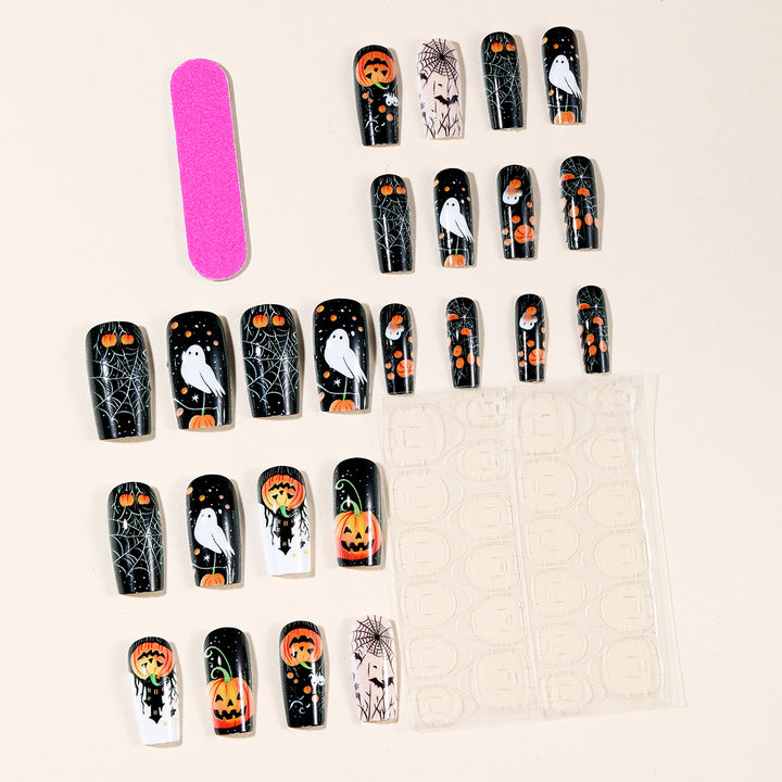 Festliche Halloween-Themen Nagelkunst Karnz