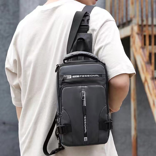 Kompakte Multi-Taschen Sling-Rucksack Karnz