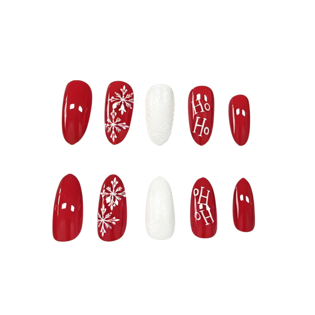 Festives Feiertags-Nagelkunst-Design Karnz