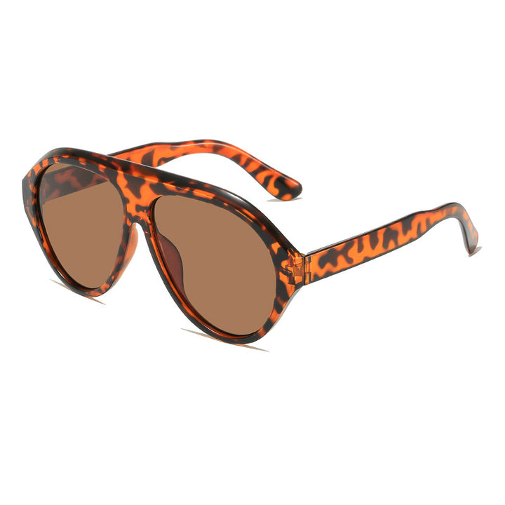 Trendsetzende Übergroße Retro Sonnenbrille Karnz