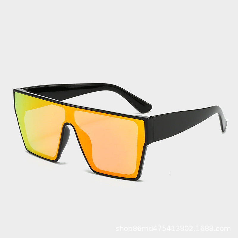 Damen große rechteckige Sonnenbrille mit modernem Rahmen und UV-Schutz Karnz