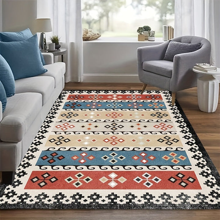 Geometrisches Tribal-Muster-Bereichsteppich