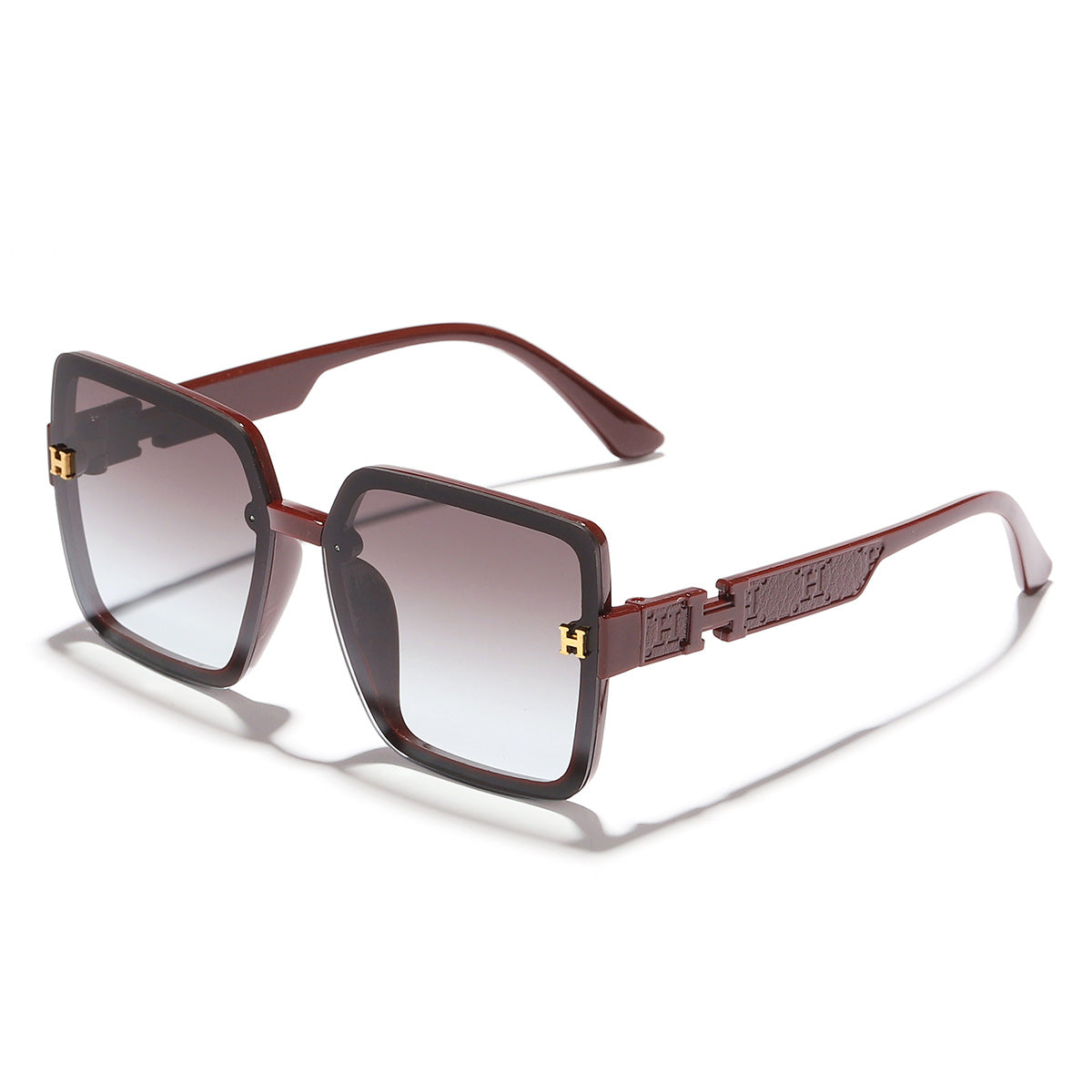 Damen oversized modische Sonnenbrille mit elegantem Farbverlauf Karnz