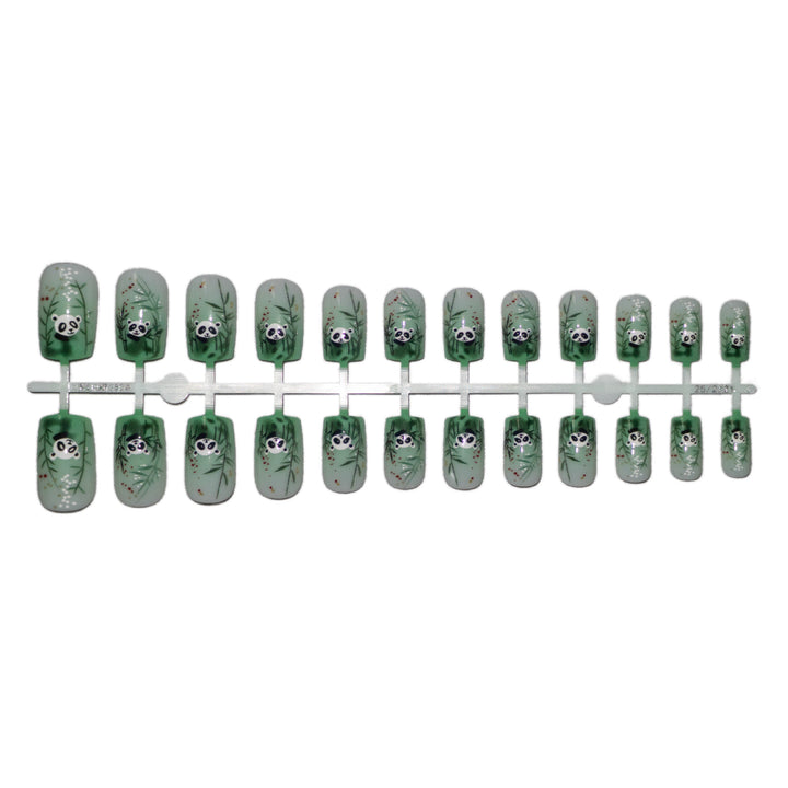 Künstlerisches Panda Nagelkunst Set