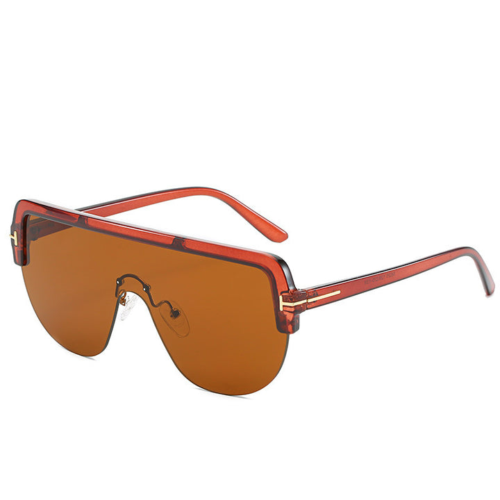 Zeitgenössische Voll-Rahmen Schildkröten-Sonnenbrille Karnz