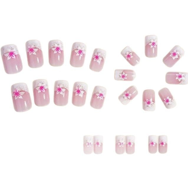 Floral Acryl-Nagelkunst-Verstärkungen Karnz