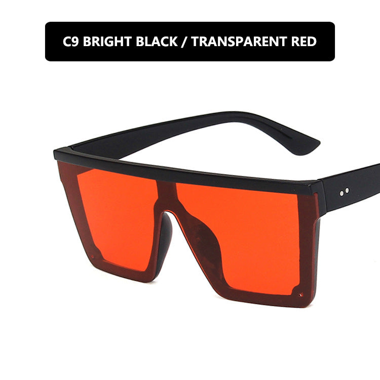 Damen futuristische Sonnenbrille im schützenden Oversized-Format Karnz