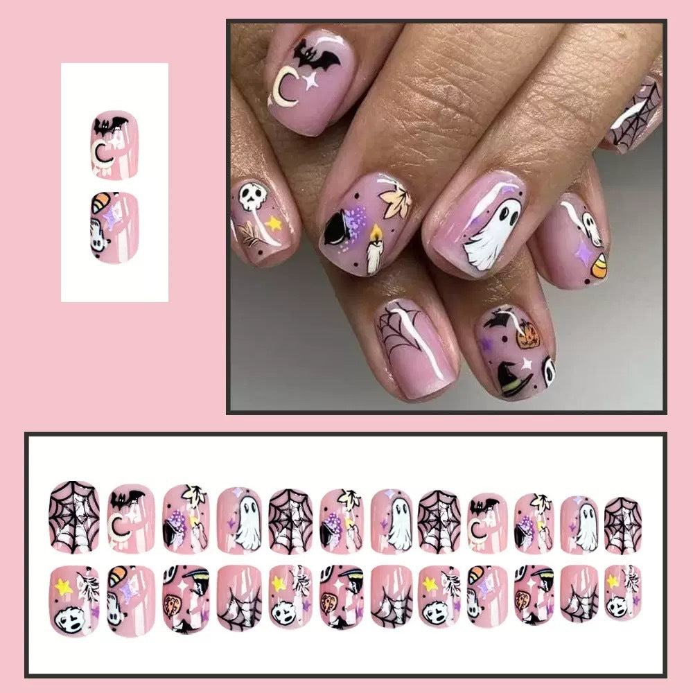 Halloween Kunstnagelset mit kreativen Gruselmotiven und detailreichen Designs Karnz