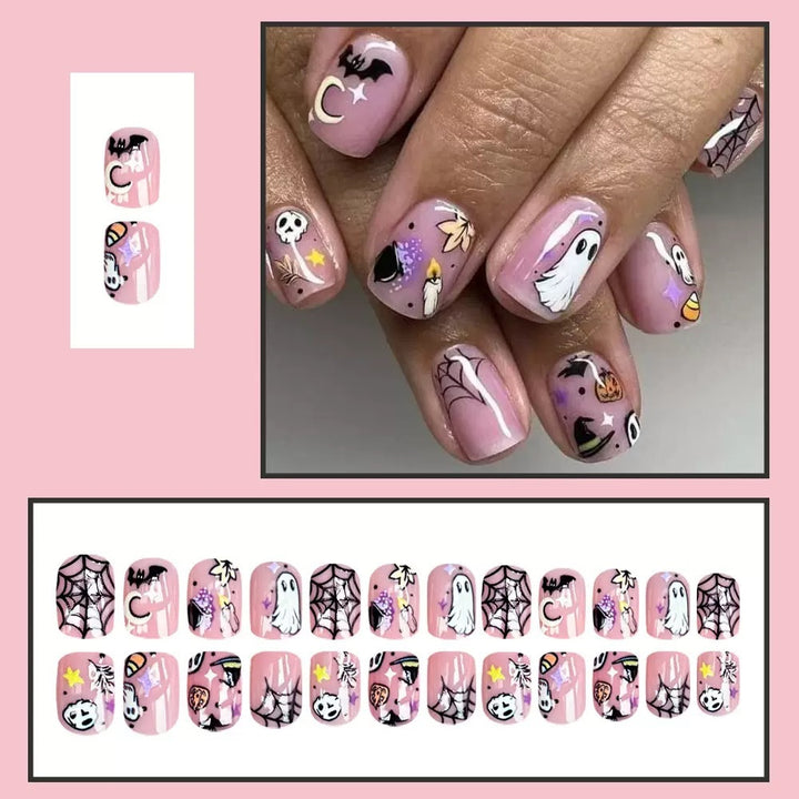 Halloween Kunstnagelset mit kreativen Gruselmotiven und detailreichen Designs Karnz