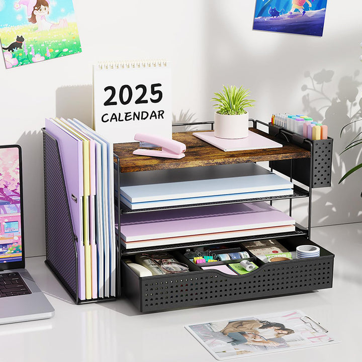 Multifunktionaler Mesh-Schreibtisch-Organizer