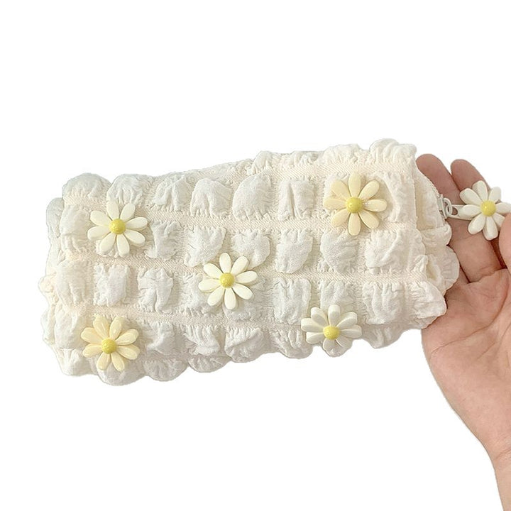 Handytasche mit Floralem Detail Karnz