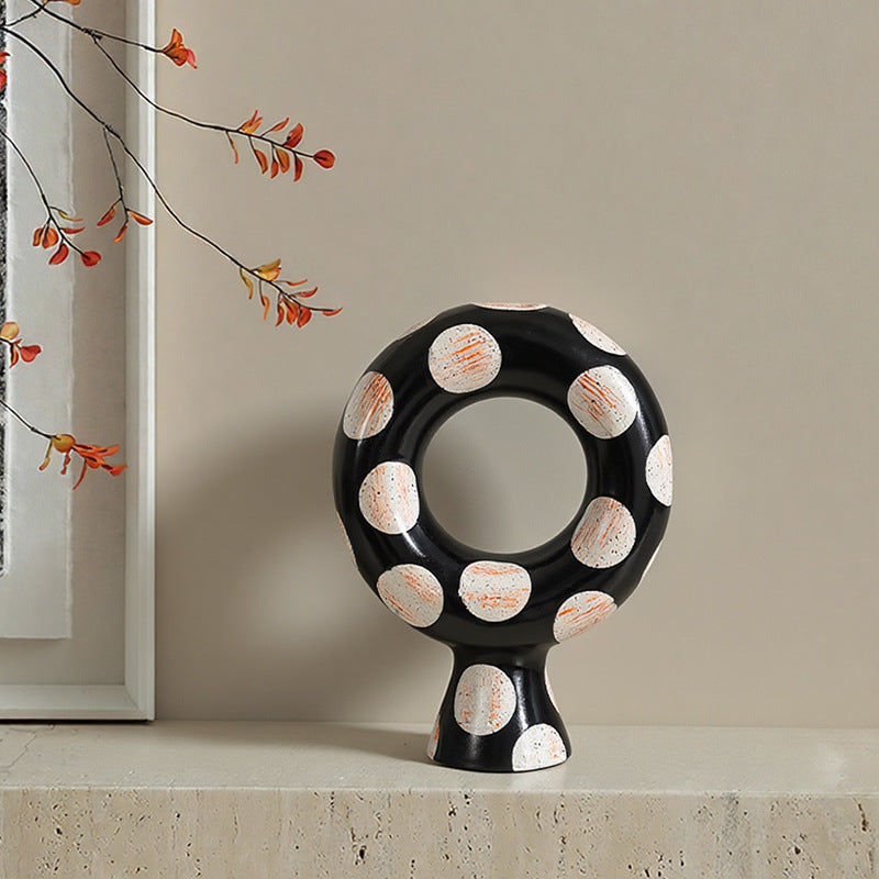 Künstlerische abstrakte Blumenvase