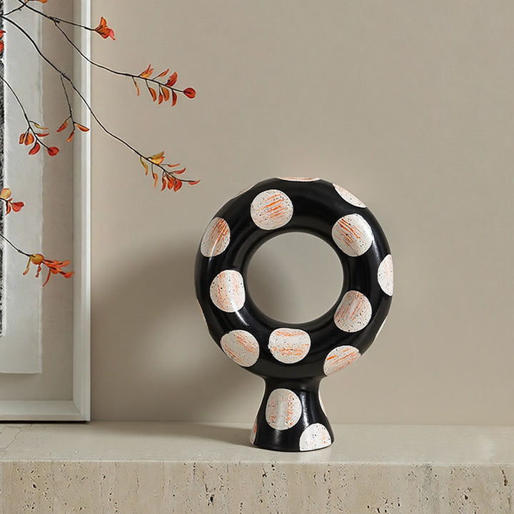 Künstlerische abstrakte Blumenvase