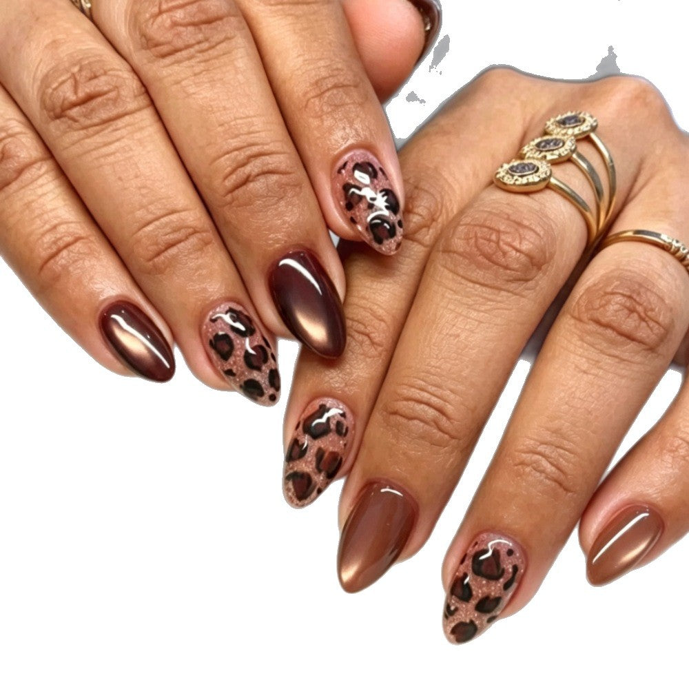 Luxe Leopard Print Press-On Nail Set Karnz