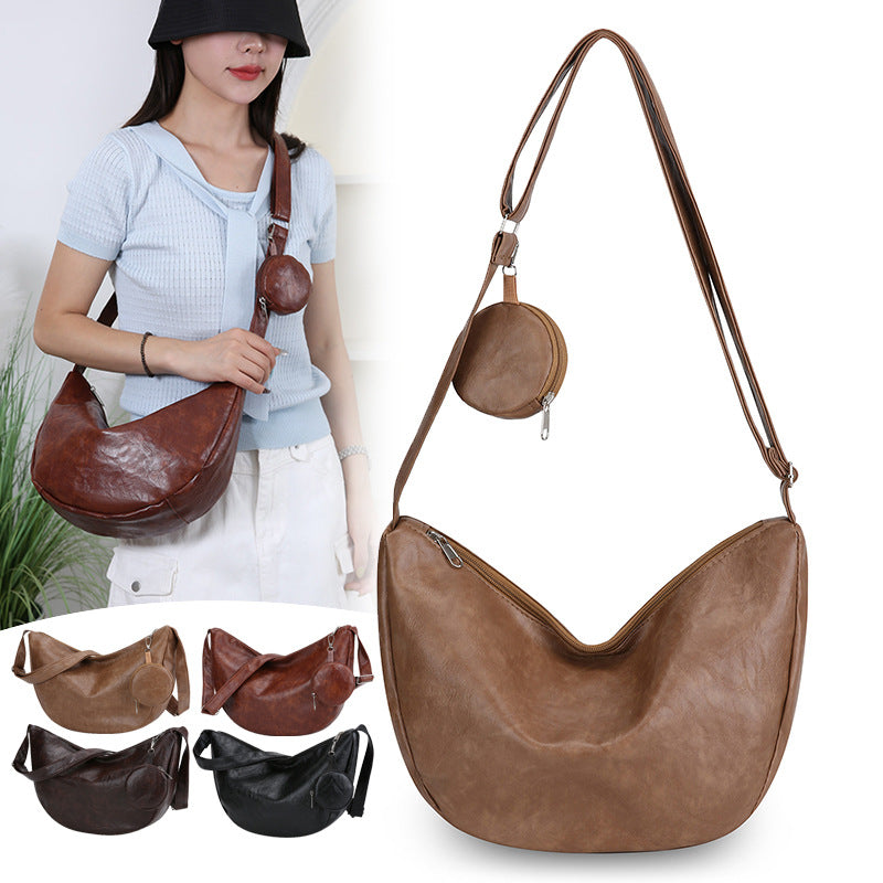 Stylische Vintage Schultertasche Karnz