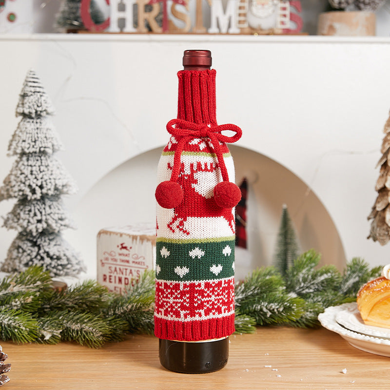 Dekorative Flaschenwärmer im Weihnachtsmann-Design Karnz