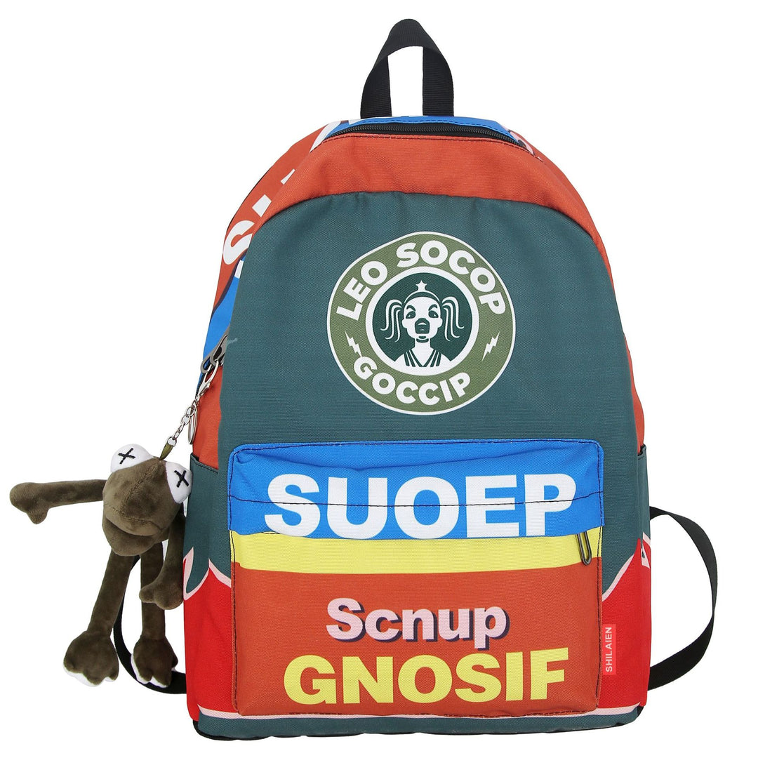 Grafikdruck Freizeit Rucksack Karnz