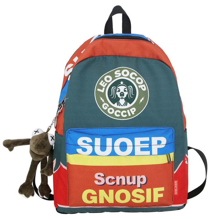 Grafikdruck Freizeit Rucksack Karnz