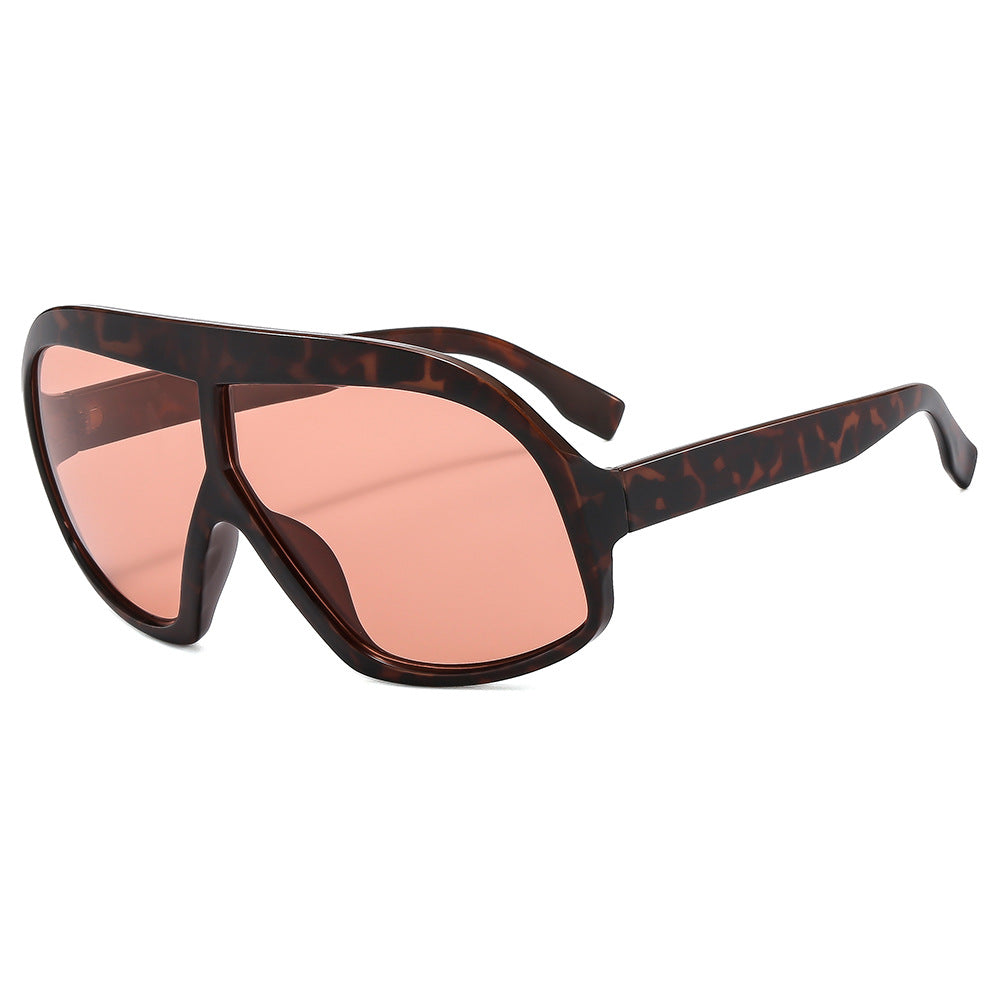 Modische Trendige Schild-Sonnenbrillen