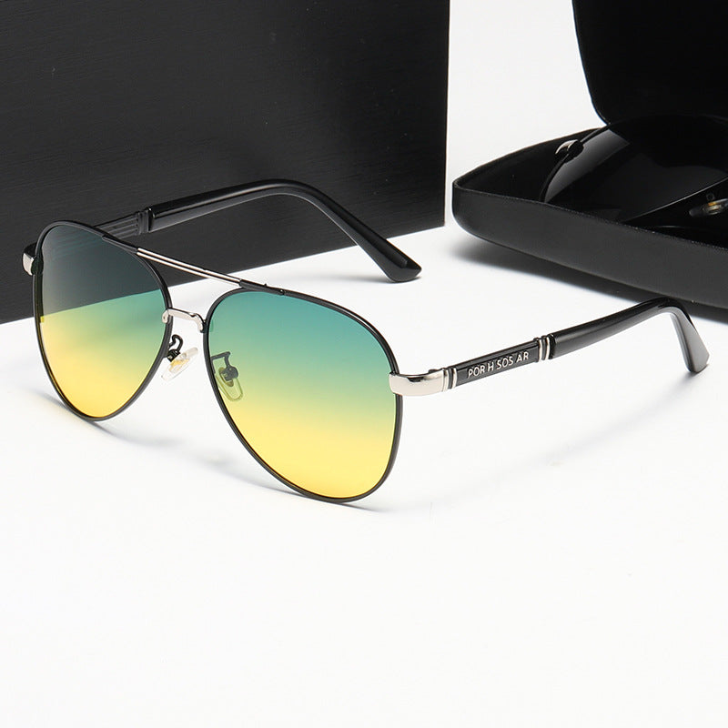 Damen Elegante Piloten-Sonnenbrille mit hochwertigen Polarisationsgläsern Karnz