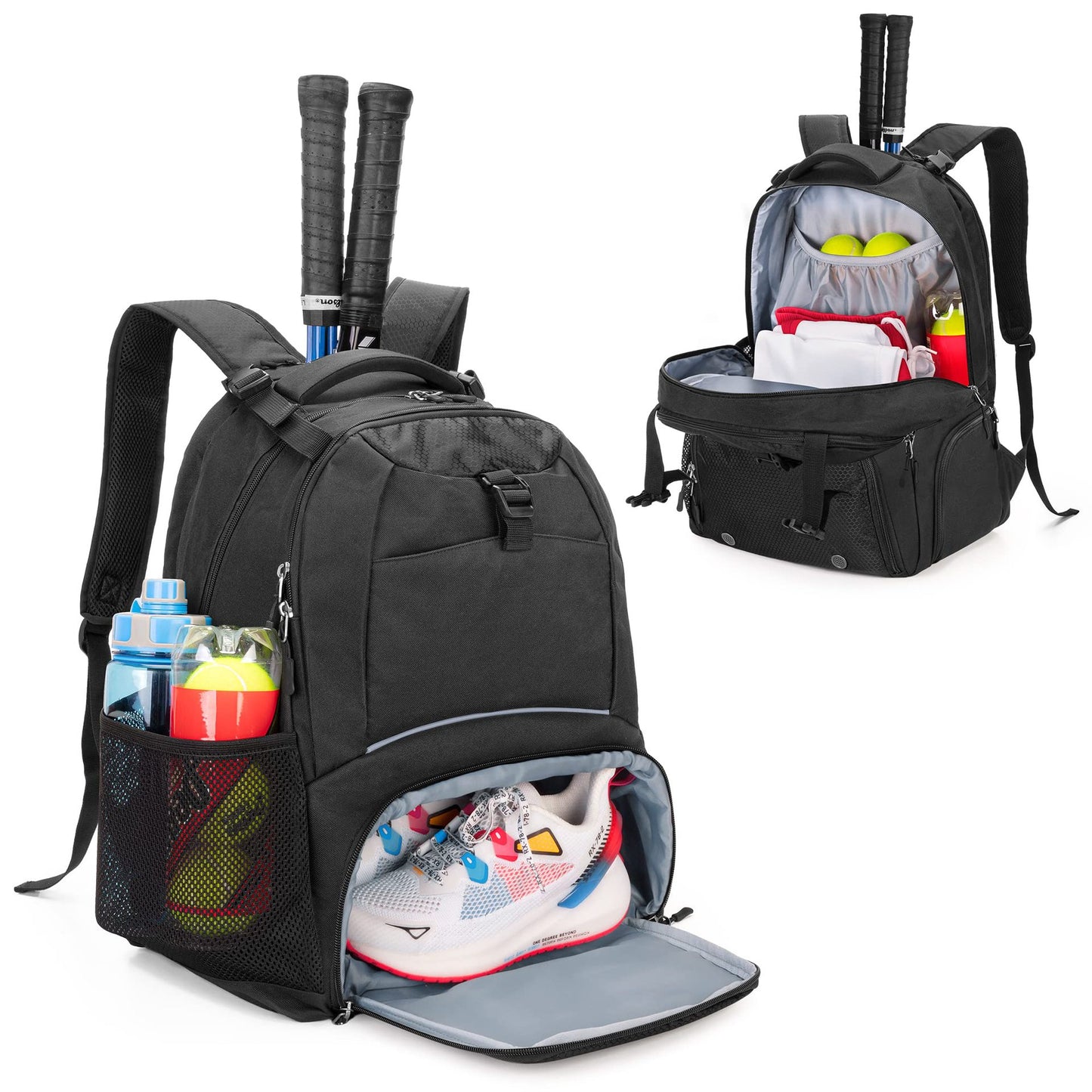 Unisex Sportlicher Rucksack mit speziellen Fächern für Sportgeräte Karnz