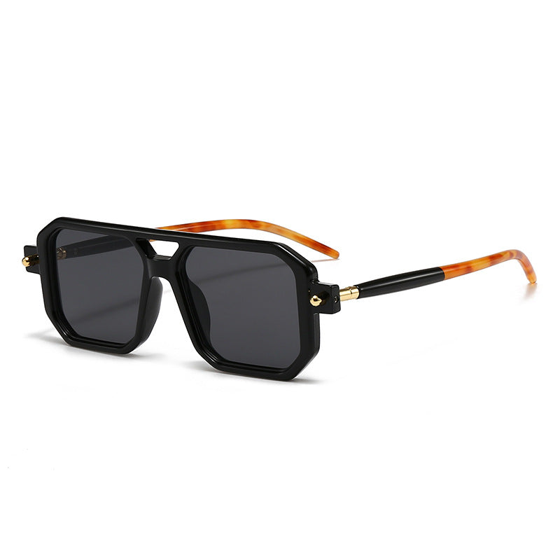 Damen oversized rechteckige Brille Karnz