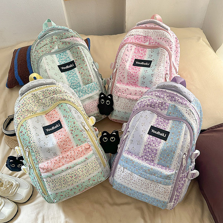 Blumenmuster Freizeit Rucksack Karnz