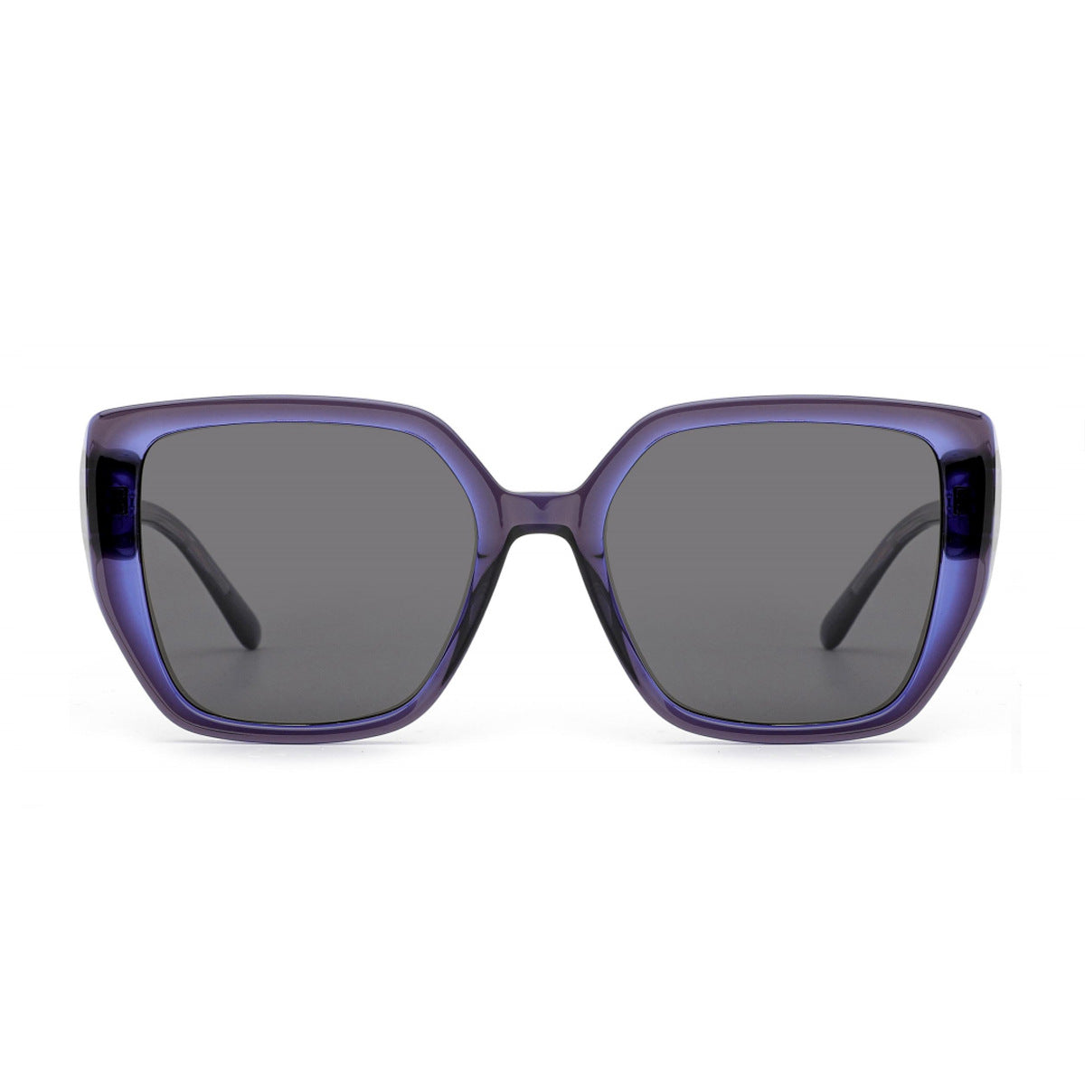 Damen Sonnenbrille mit modischem, facettenreichen Rahmen und UV-Schutz Karnz