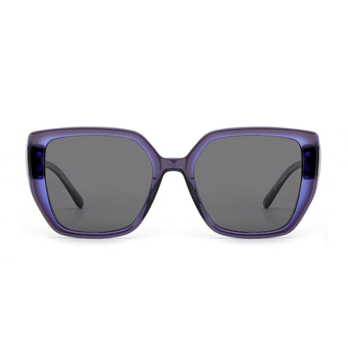 Damen Sonnenbrille mit modischem, facettenreichen Rahmen und UV-Schutz Karnz