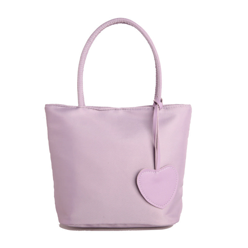 WoStylish Herz-geschmückte Alltags-Tote-Tasche Karnz