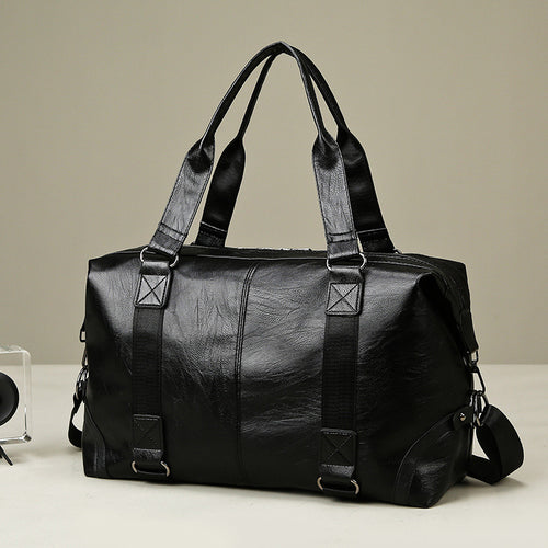 Luxuriöse Leder Wochenendreisetasche Karnz