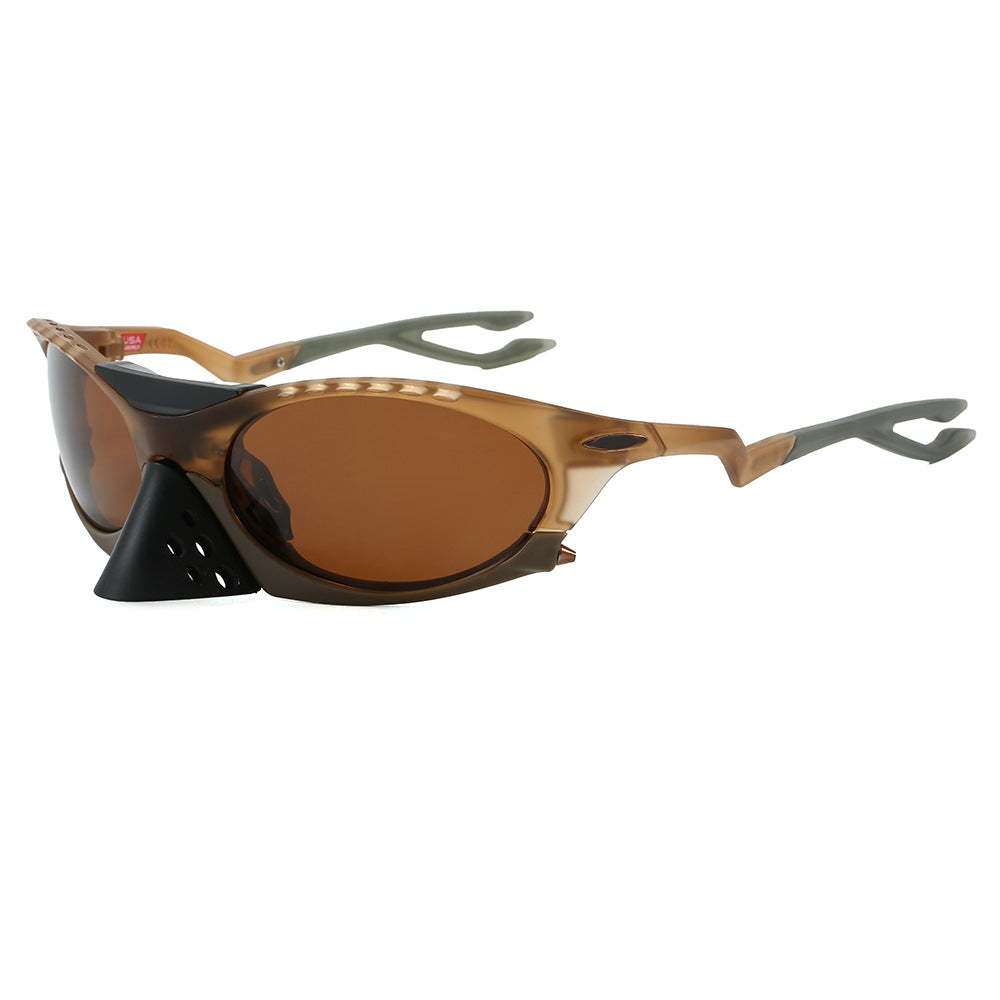 Damen Sportliche Multifunktions-Sonnenbrille Karnz
