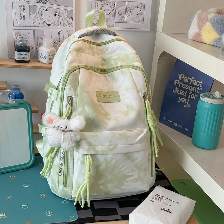 Trendige Marmor-Muster-Rucksack Karnz
