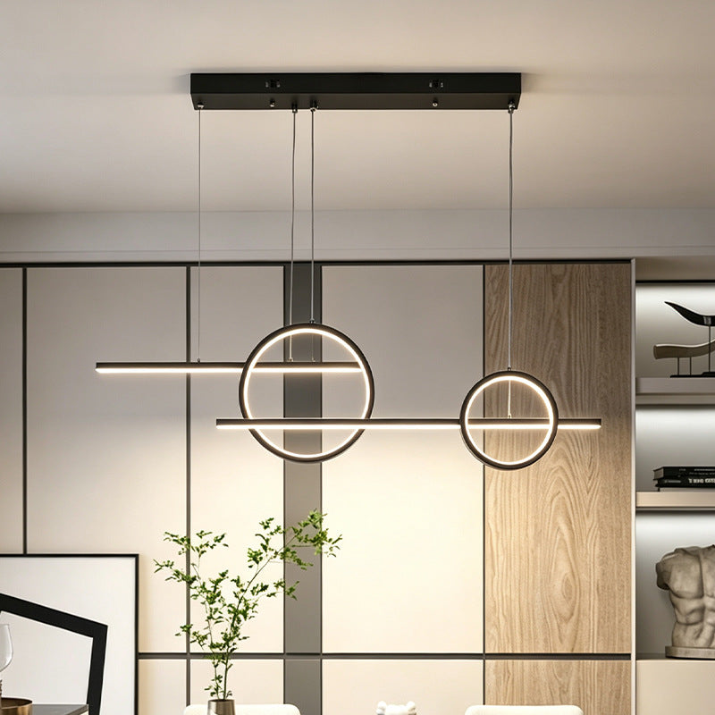 Moderne lineare Pendelleuchte