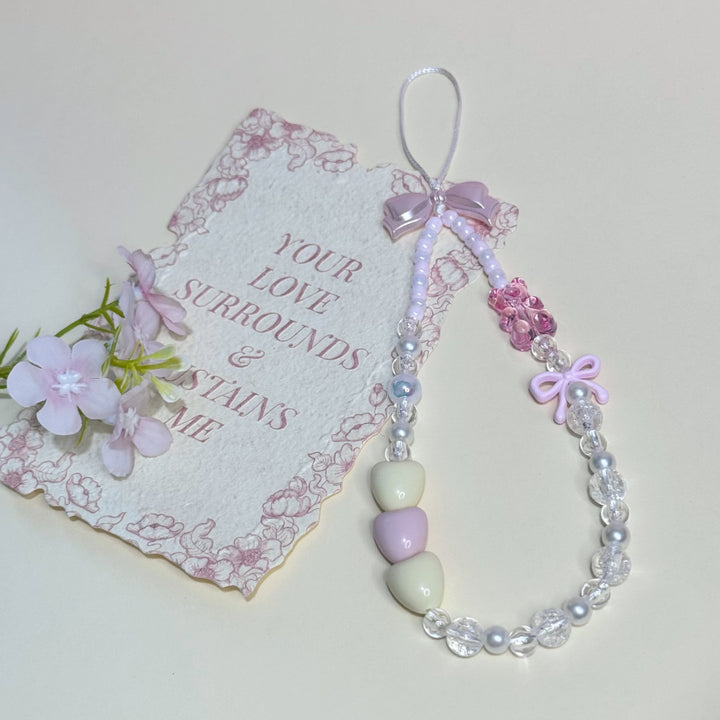 Perlen Charm Handyband Karnz