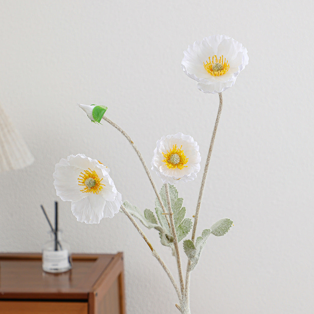 Dekorativer Kunst-Mohnblumenstrauß Karnz