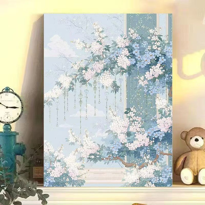 Floral Dreamscape Leinwanddruck Karnz