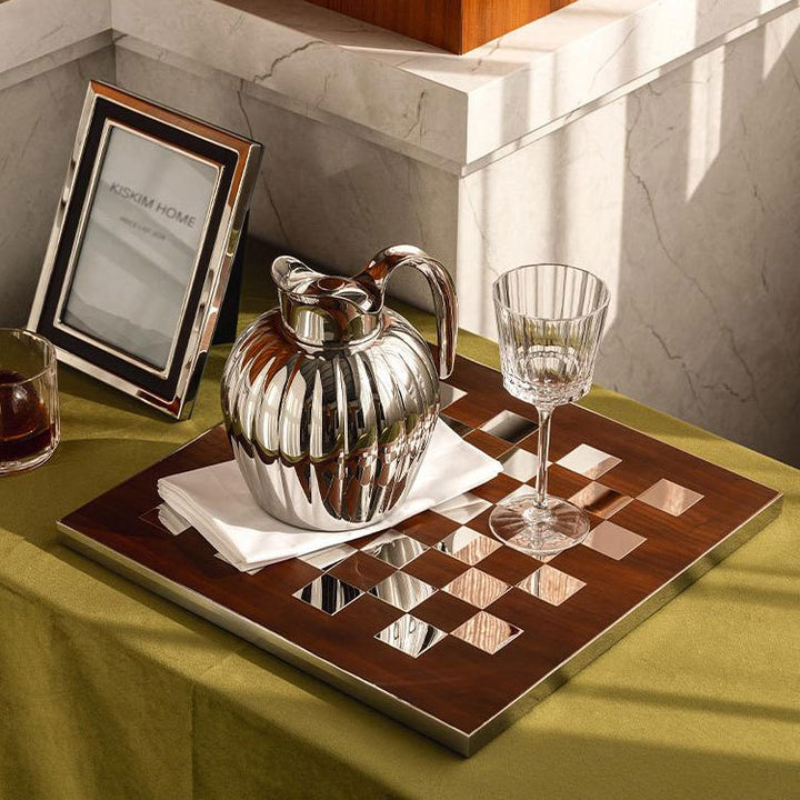 Elegantes Holz-Schachspielbrett