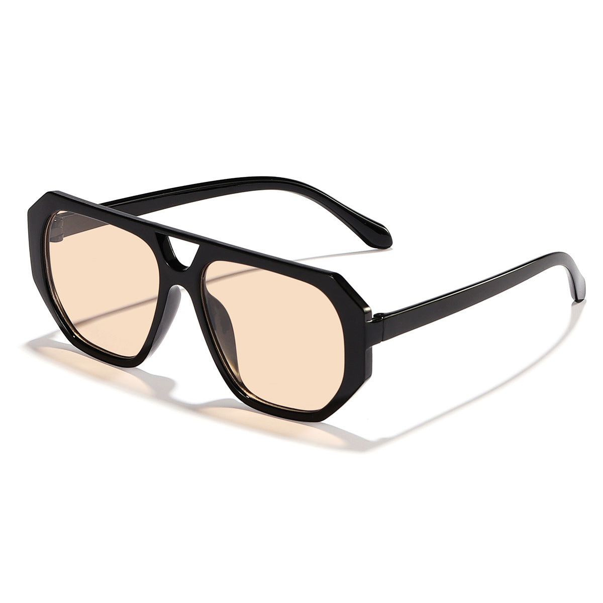 Damen moderne Sonnenbrille im auffälligen Oktagon-Design Karnz