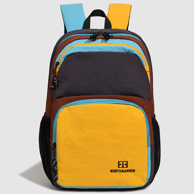 Bunter Mehrfach-Taschen-Rucksack