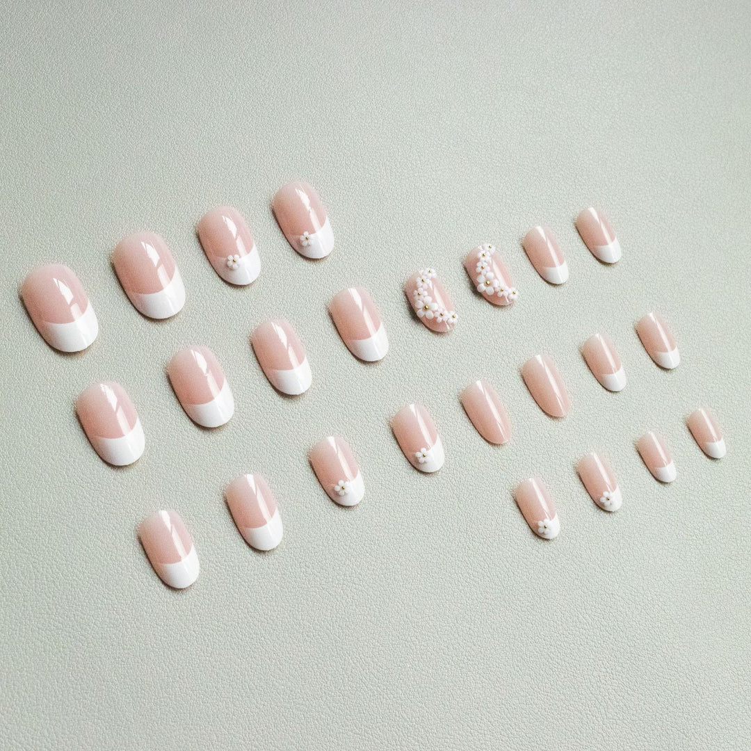 Dekoratives Floral Nagelkunst Set