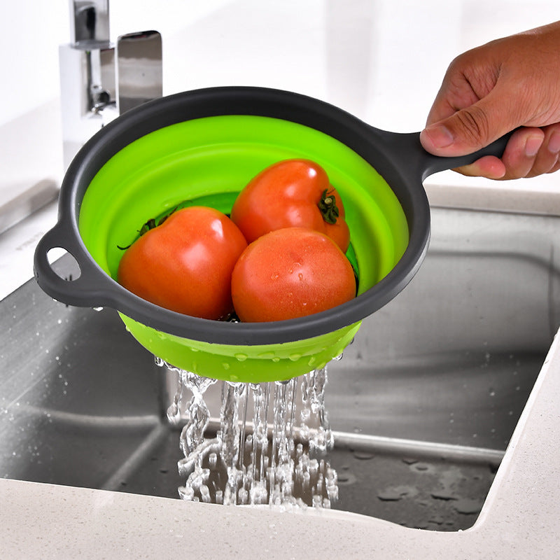 Faltbarer Silikon-Sieb mit Ergonomischem Griff Karnz