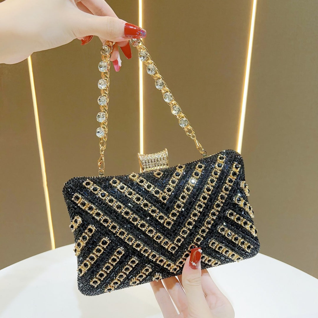 Kristallbesetzte Abendclutch