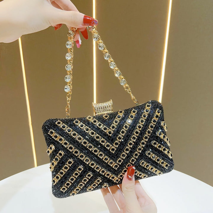 Kristallbesetzte Abendclutch